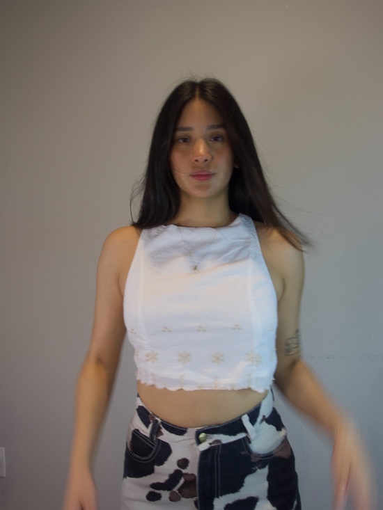 Free People Tops - Free People Kayla Embroidered Crop Top